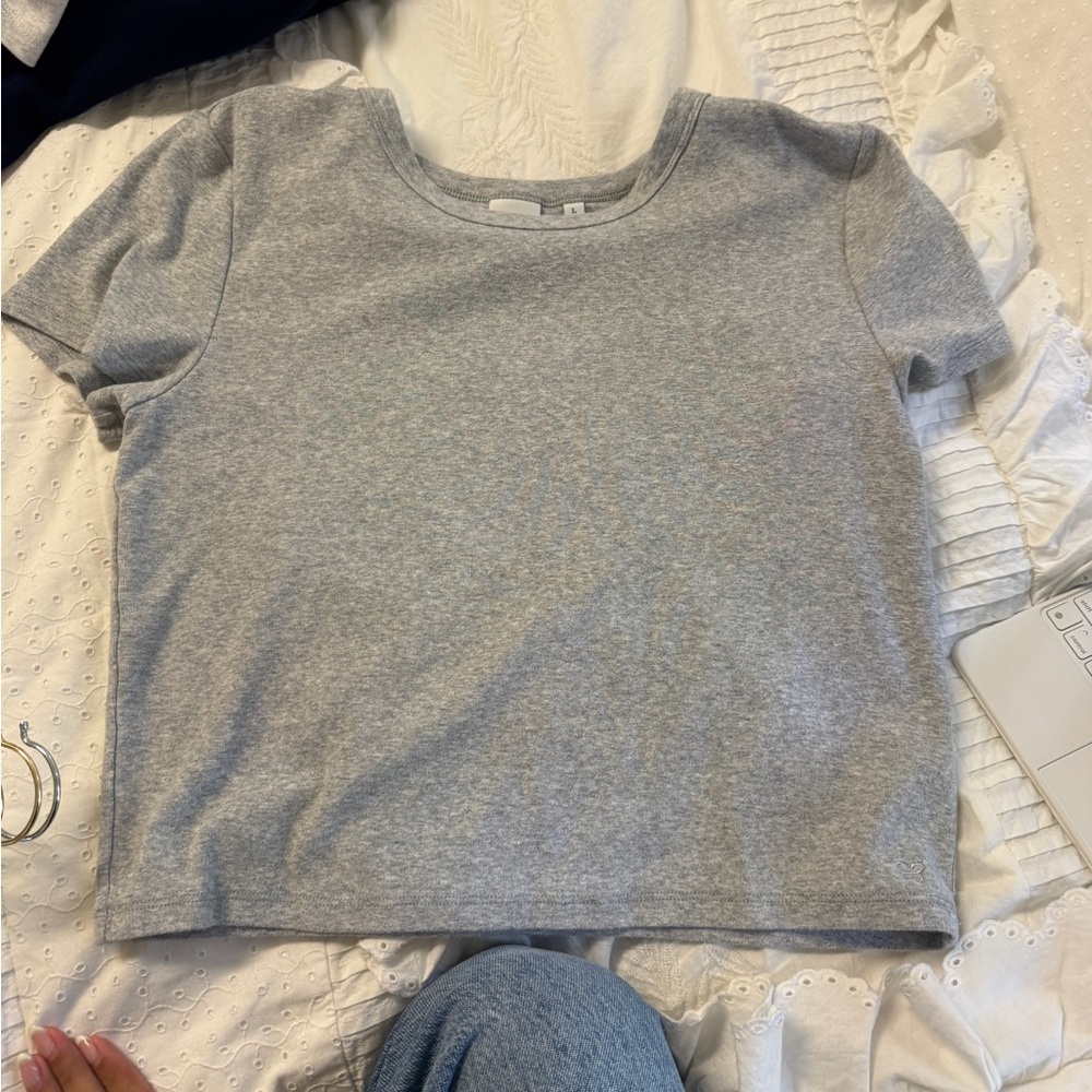 Gray Short Sleeve T-Shirt